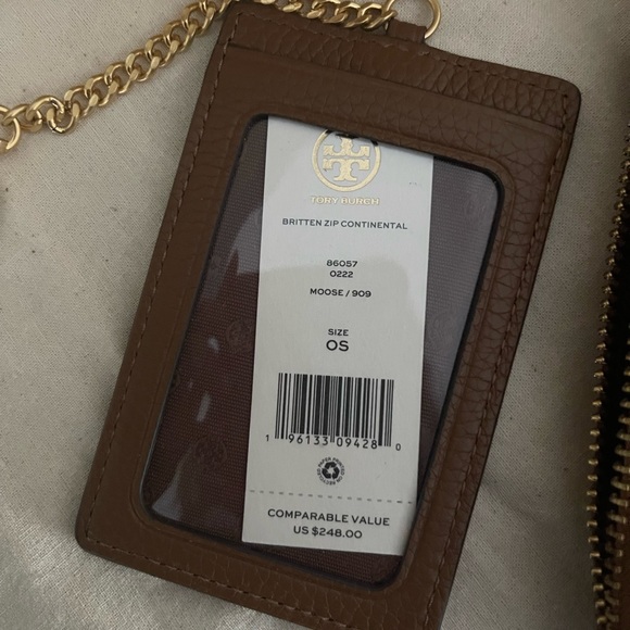 Tory Burch Women's Britten Zip Continental Wallet & cardholder - Picture 4 of 10